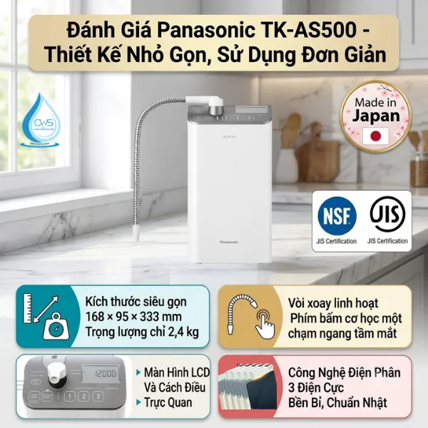 Đánh Giá Panasonic TK-AS500 Có Gì Đáng Chú Ý Về Thiết Kế Và Khả Năng Sử Dụng