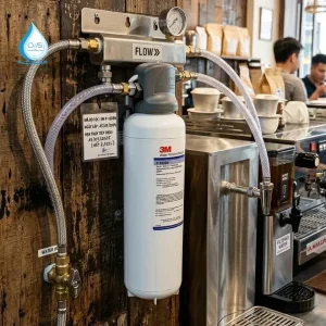 Lắp Đặt Thực Tế Máy Làm Mềm Nước 3M Aqua-Pure SGP165BN-T Tại Quán Cà Phê